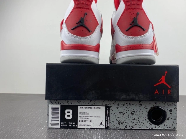 Kicked Out Shoe Store Air DH6927-161 4 Jordan Red Cement 0730